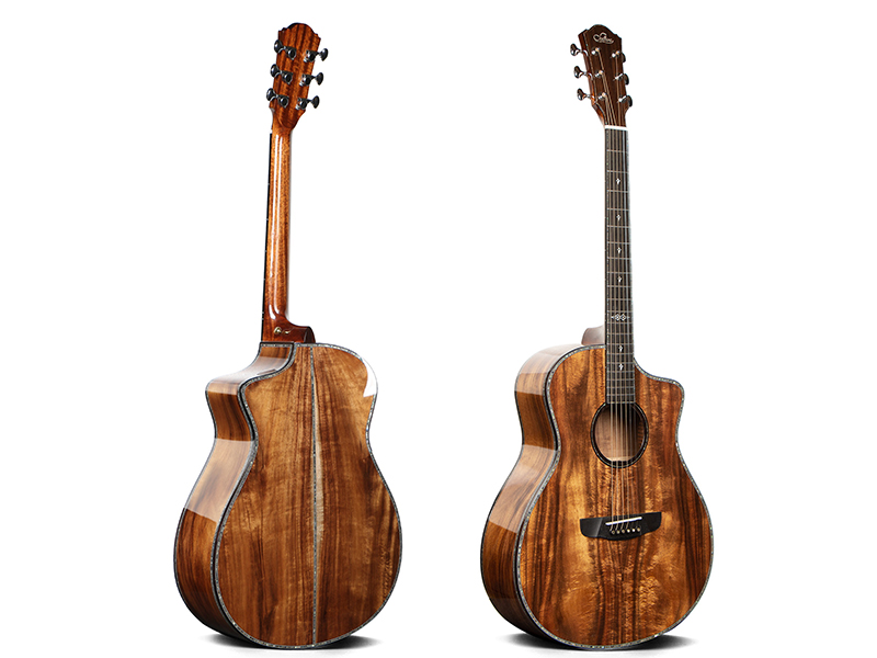 solid top acoustic guitar